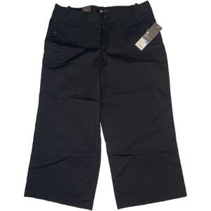NWT Mossimo modern fit stretch cropped pants women’s size 6 Black casual office